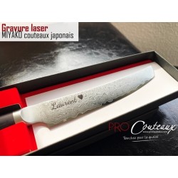 Couteau DEBA - Miyako - 16.5cm - gravure LASER offerte