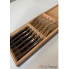 ProCouteaux - Coffret bois - Artiste - set de 6 fourchettes, Magnifique set de 6 fourchettes  Faites-vous plaisir ou faites plaisir à vos proches en leur offrant ce superbe coffret de 6 fourchettes luxe d’une élégance sans pareille dans son écrin en bois.Elles proviennent de la gamme Artiste, d’où l’ergonomie parfaite et le design novateur de leur manche. 