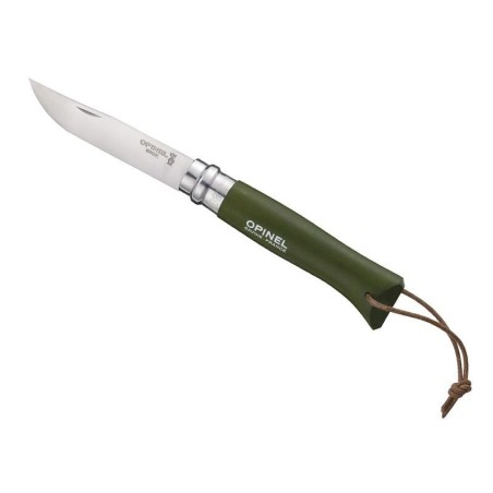 Couteau n°8 Baroudeur Inox - Opinel - 11 cm - VERT KAKI