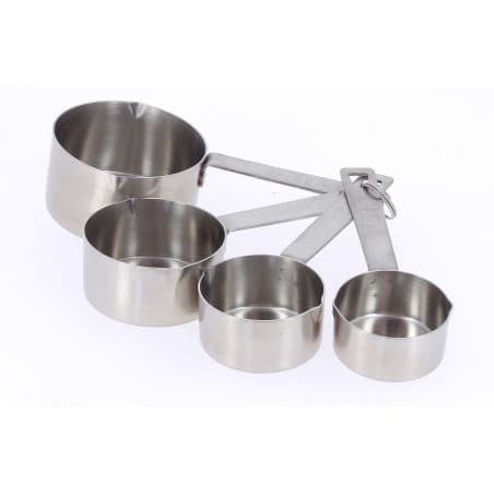 Lot 4 cuillères mesures inox - 60 à 250 ml - De Buyer à acheter