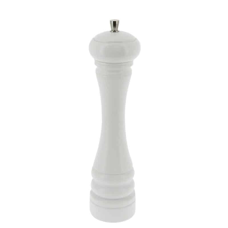 ProCouteaux - Moulin à sel - Blanc - Java - 25 cm - DE BUYER, Votre moulin à sel en vente sur notre boutique en ligne - Disponible chez ProCouteaux Découvrez les joies de moudre vous même vos grains de sel grâce à ce moulin à sel traditionnel gamme Java, hauteur 25 cm.Moulin en bois naturel qui allie praticité et esthétisme. Mécanisme en acier taillé.Doté de deux rangées de dents qui permet de broyer finement les grains.Gamme complète avec différentes tailles et coloris. Moulin labellisé Origine France Garantie.Si vous souhaitez une autre couleur ou une autre dimension, n'hésitez pas à nous contacter.Devenez un chef en herbe en vous équipant de nos tabliers professionnels 