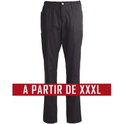 Pantalon cuisine service KENTAUR - PantaSmart - BLEU MARINE - Grande Taille - Procouteaux