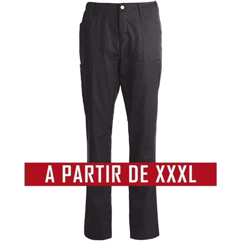 Pantalon cuisine service KENTAUR - PantaSmart - BLEU MARINE - Grande Taille - Procouteaux