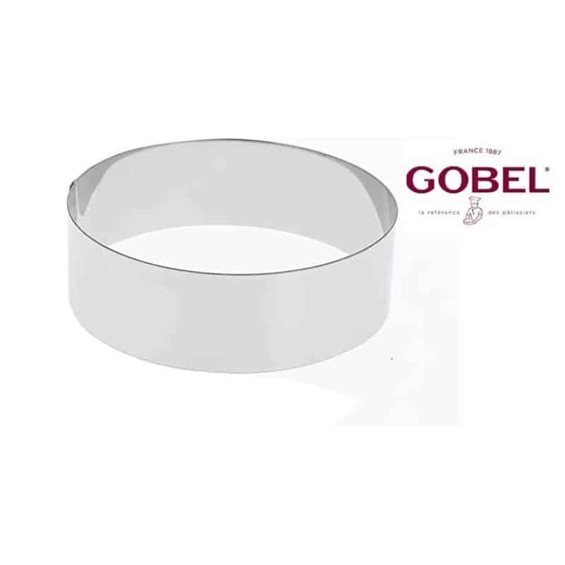 Cercle haut en inox - diamètre 18 cm - hauteur 12 cm