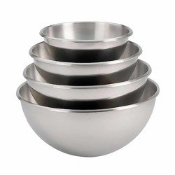 Bassine inox demi sphérique - cul de poule - Ø 20cm - DE BUYER en vente