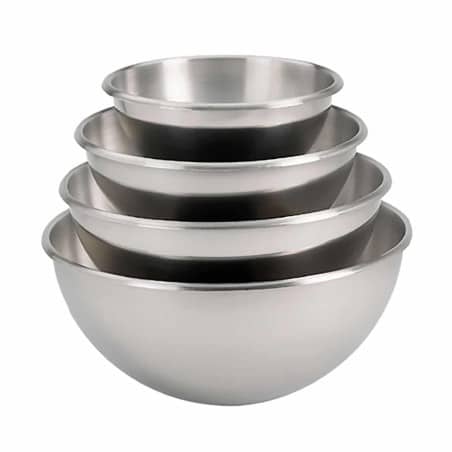 Bassine inox demi sphérique - cul de poule - Ø 20cm - DE BUYER en vente