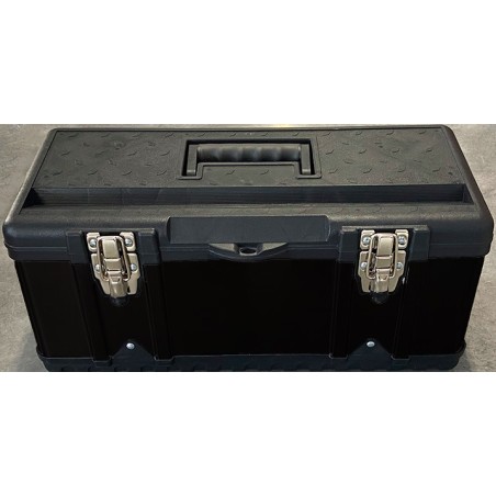 Mallette Box L - noir métal & plastique (pour couteaux et ustensiles). - Procouteaux