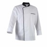 ProCouteaux - Veste ENERGY ML HOMME - Cuisine - ROBUR, Votre veste ROBUR Expression ML à acheter sur ProCouteaux.comCol officier de couleurBoutons pressions cachésLiseré contrasté: plastron + poche poitrineBande en maille respirante sur les côtésPoche stylo sur mancheVous souhaitez personnaliser votre veste de cuisine ? Pensez à la broderie 8,40€ - Maximum 14 caractères - Délai 10 jours