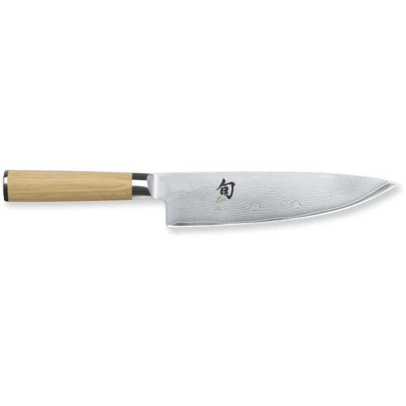 Couteau Chef / Éminceur - Kai Shun  White - 20cm Gravure laser OFFERTE