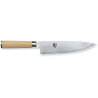 Couteau Chef / Éminceur - Kai Shun  White - 20cm Gravure laser OFFERTE