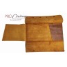 Mallette souple en cuir véritable - CARAMEL - 3 emplacements