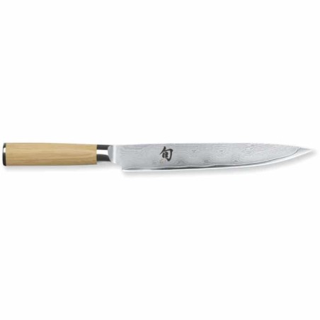 Couteau à trancher - Kai Shun Classic White - 23 cm Gravure laser OFFERTE