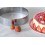 Cercle à mousse/entremet  inox - Ø 8 à 24 cm - Hauteur 4.5 cm - GOBEL
