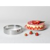 Cercle à mousse/entremet  inox - Ø 8 à 24 cm - Hauteur 4.5 cm - GOBEL