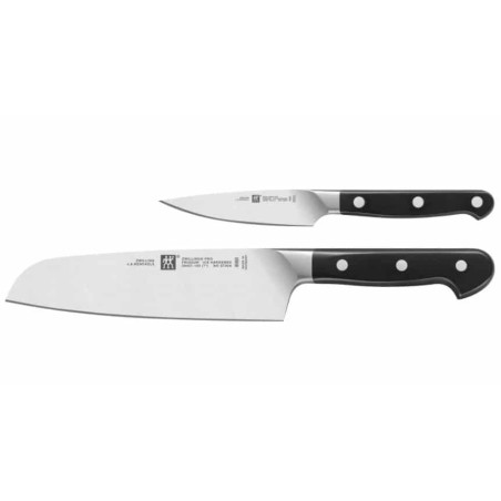 Set 2 couteaux - Santoku et Office - Zwilling Pro - Procouteaux