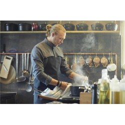 Veste de cuisine KENTAUR - Victor - Manches longues - NOIR - à vendre