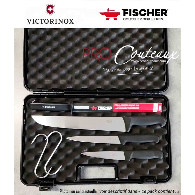 Mallette Chasseur Boucher -Couteaux Victorinox - Fabrication Europe