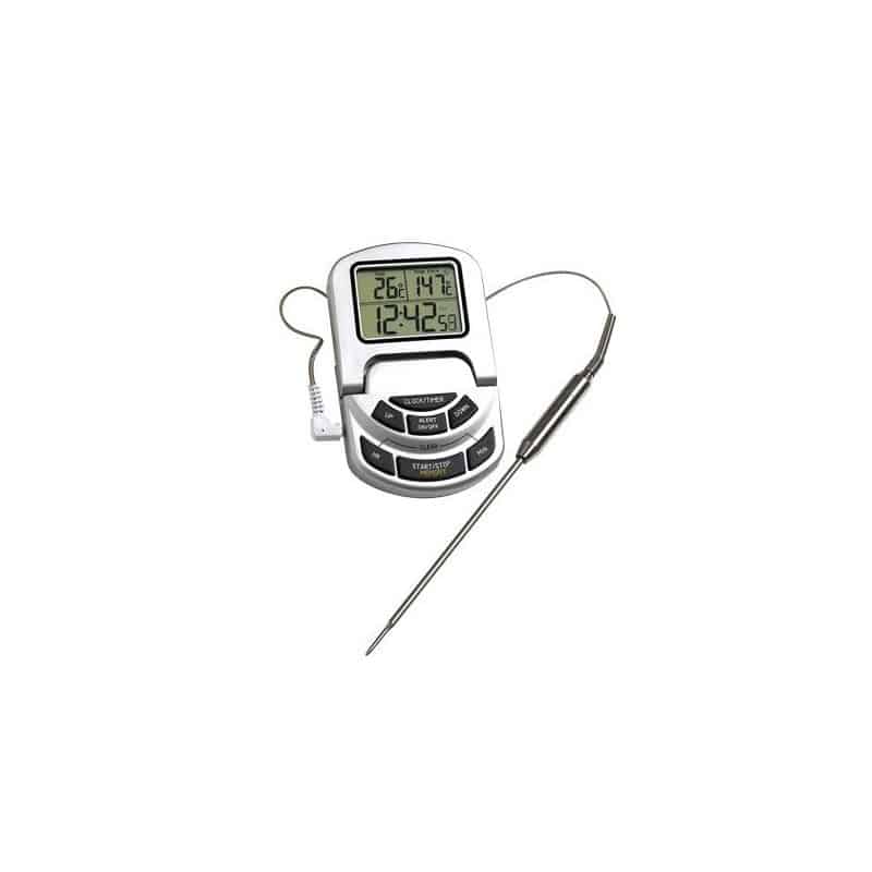Thermomètre, minuteur digital sonde et spécial four - 0°C a +300°C