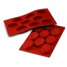 Moule en silicone, 9 ovales souples