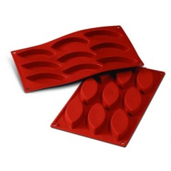 Moule en silicone, 9 barquettes souples