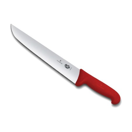 Couteau boucher - Victorinox - 31cm Fibrox rouge