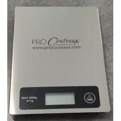 Balance inox numérique - 1g à 5kg - Précision 1g ProCouteaux