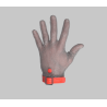 ProCouteaux - Gants Anti-Coupure - Manulatex- sans manchette - tout inox - Avec sangle bouton pression, Pour vous assurer une protection anti-coupure, optez pour ces gants tout inox sans manchetteGrâce à ce gant anti-coupure, vous serez protégé quoi qu'il arrive dans les abattoirs et/ou les industries de la viande lors des opérations de désossage et de découper manuelle, ou dans les établissements de restauration.Il est en acier inoxydable et a une sangle hygiénique polyuréthane amovible pour le faire tenir autour du poignet grâce à une bouche réglable et un bouton pression.Caractéristiques techniques : Cotte de mailles : - diamètre du fil : 0,5 mm- diamètre intérieur des anneaux : 3 mm - diamètre extérieur des anneaux : 4 mm