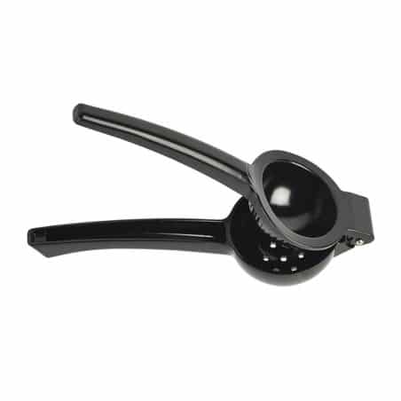 Presse agrumes manuel en métal noir - 22 cm
