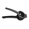 Presse agrumes manuel en métal noir - 22 cm