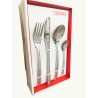 Set couverts de table - Comas - 24 pièces - Martelé