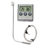 Thermomètre sonde filaire pour four & minuteur