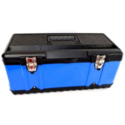 Mallette BOX BLEU - métal & plastique (pour couteaux et ustensiles). ProCouteaux