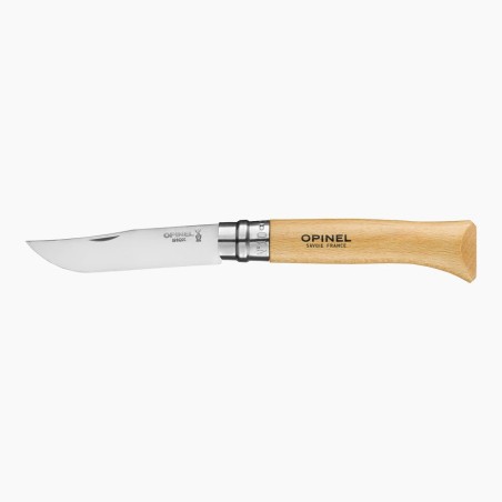 Couteau Opinel n°10 VRI - hêtre verni - INOX - Procouteaux