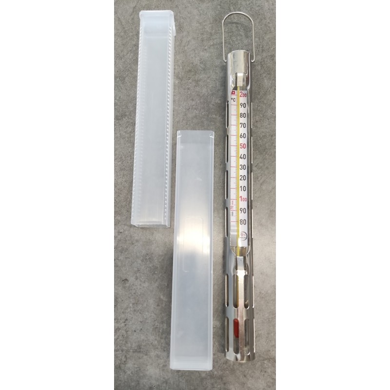 Thermomètre à sucre / confiseur gaine inox +80/+200°C - procouteaux