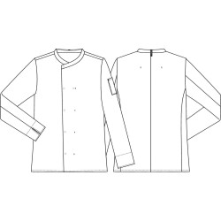 Veste de cuisine KENTAUR - Alain - Manches longues - Procouteaux