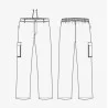 Pantalon Unisexe avec Poche Cuisse - Cordon Réglable - Procouteaux