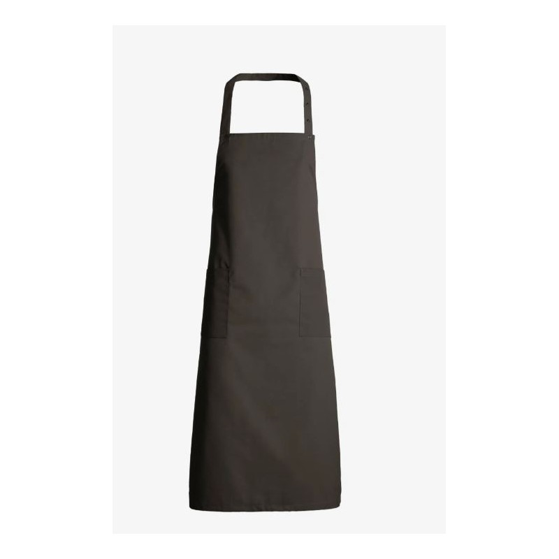 Tablier de cuisine avec bavette - 2 poches - Kentaur - noir - Procouteaux