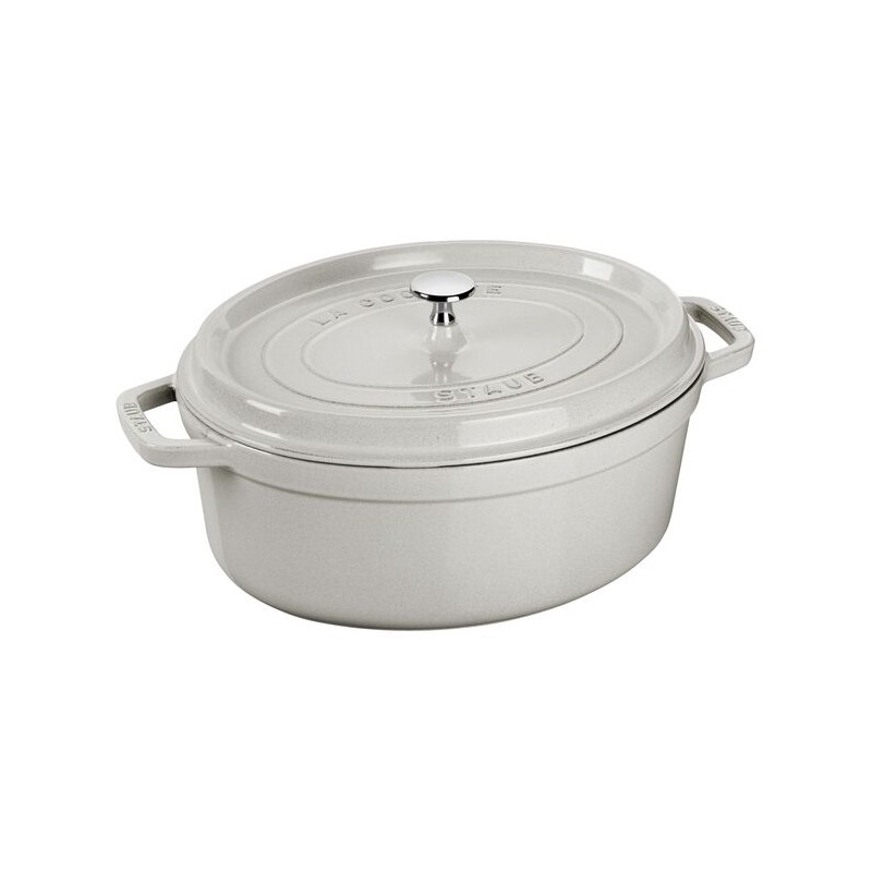 Cocotte Staub ovale 31 cm REMISE 100€ et livraison OFFERTE en France