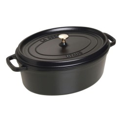 Cocotte ovale Staub 37cm REMISE 100€ et livraison OFFERTE en France
