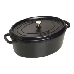 Cocotte ovale Staub 37cm REMISE 100€ et livraison OFFERTE en France