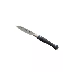 COUTEAU NONTRON 25N VIROLE 12CM EBENE MANCHE BOULE