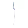 Spatule coudée rigide ABS blanc  100°