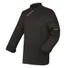 Veste de cuisine ROBUR - Harti - Manches longues - NOIR