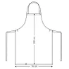 Tablier de cuisine avec bavette - Kentaur - BLANC - Procouteaux