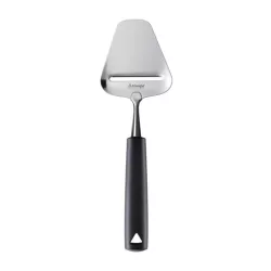 Racloir à fromage Triangle en inox manche en green grip noir