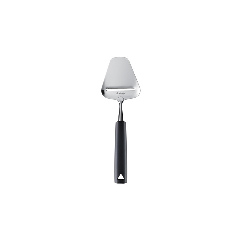 Racloir à fromage Triangle en inox manche en green grip noir