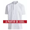 Veste de cuisine KENTAUR - André- Manches courtes - Grande Taille - Procouteaux