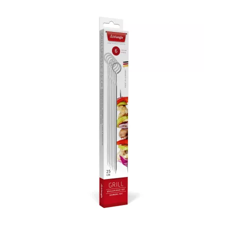 Ensemble de brochettes pour barbecue Triangle, 6 pièces