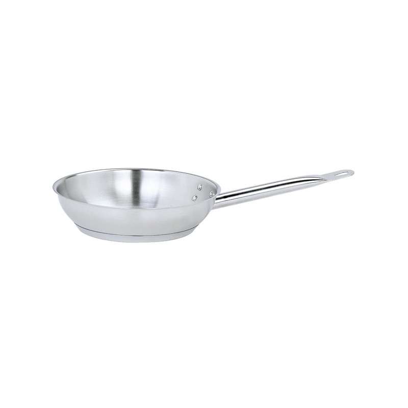 POELE INOX  Ø24 cm