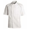 Veste de cuisine KENTAUR - Teddy - Manches courtes - BLANC